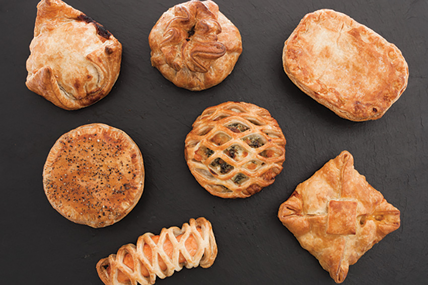 variety of pastry shapes